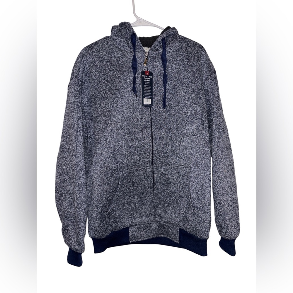Big Ball Sport Sherpa Lined Hooded Jacket size Large